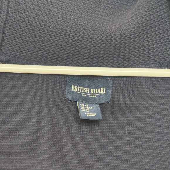 Navy Blue Knitted Cardigan - Picture 2 of 2